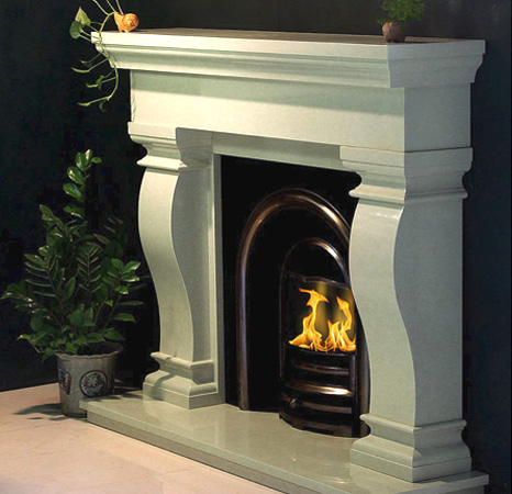 Image of Van Gogh Stone Fireplace